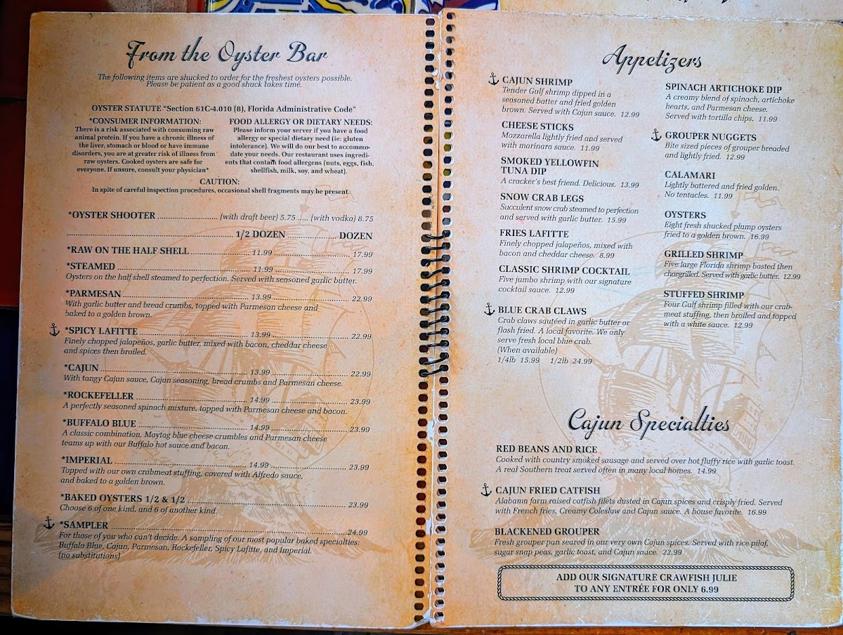 Peg Leg Pete's Menu - Image 2